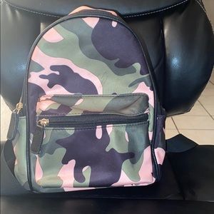 Camo Print Pink Mini BackPack